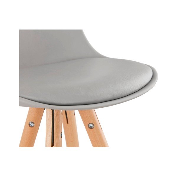 Pelēks bāra krēsls Kokoon Anau, sēdekļa augstums 64 cm-image-1