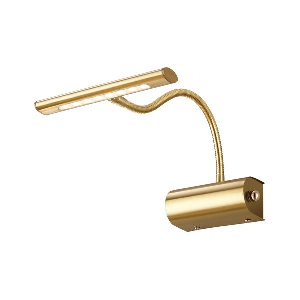 Misiņa krāsas LED sienas lampa ar saliekamu konstrukciju/ar regulējamu spilgtumu Curtis – Trio