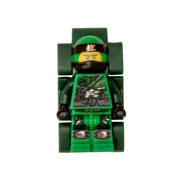 Zaļais pulkstenis ar LEGO® Ninjago Lloyd figūriņu-image-1