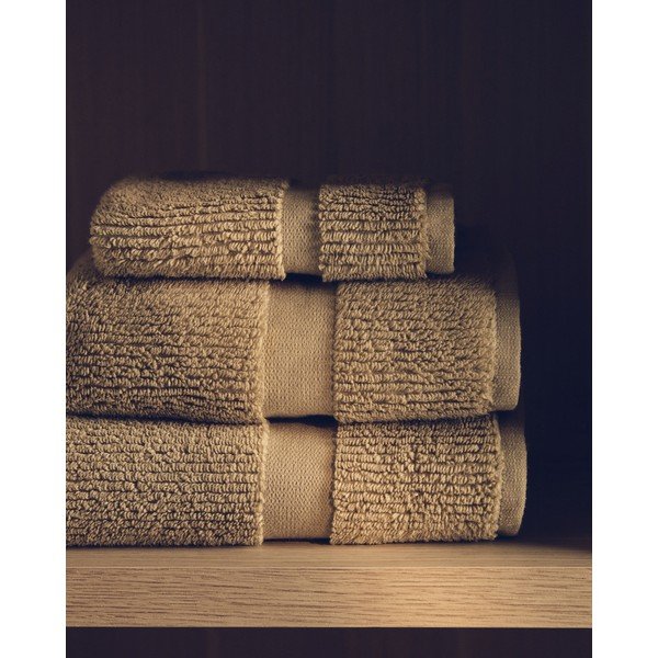 Zaļš frotē kokvilnas dvielis 70x140 cm Olvira – Kave Home-image-2