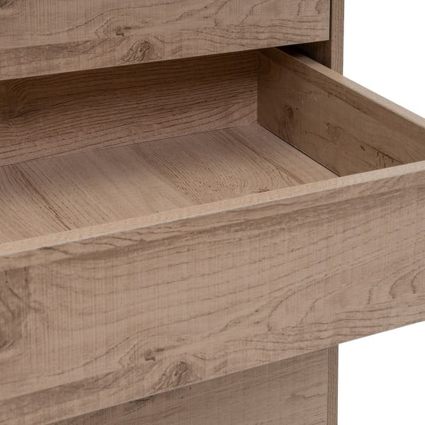 Dabīga toņa atvērta tipa moduļu drēbju skapis ar ozolkoka imitāciju 60x180x45 cm Modular – Casa Selección-image-3