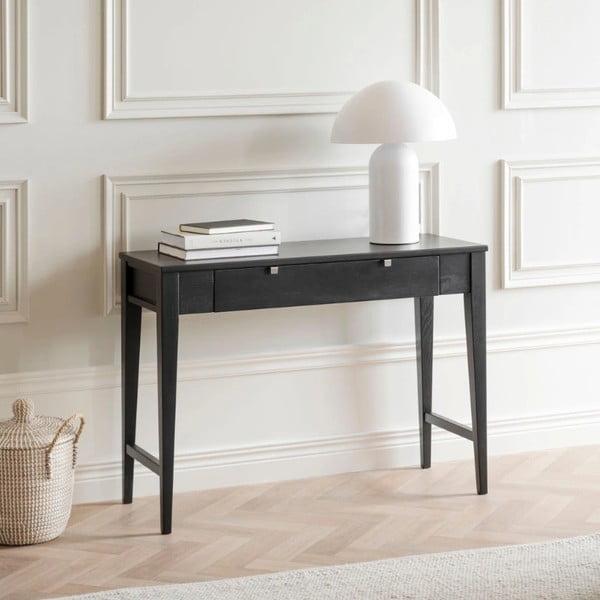 Melns ozolkoka konsoles galds Rowico Fulla-image-1