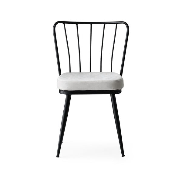 Balti/melni metāla pusdienu krēsli (2 gab.) Yildiz – Kalune Design