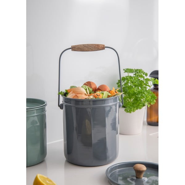 Tērauda konteineri kompostējamiem atkritumiem (3 gab.) – Kitchen Craft-image-4