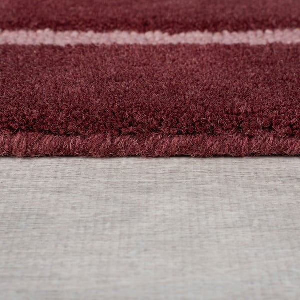 Bordo ar rokām darināts vilnas paklājs 200x290 cm Split Ombre Shaped – Flair Rugs-image-4