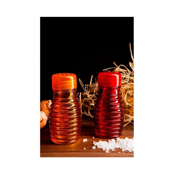 Sarkans un oranžs salmiņš ar Mezzo piparu graudiņiem-image-1