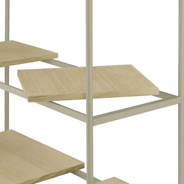 Dabīga toņa plaukts ar ozolkoka imitāciju 105x170x40 cm Sukoya – Blomus-image-4