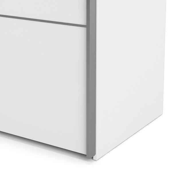 Balts drēbju skapis Tvilum Verona, 182 x 202 cm-image-1