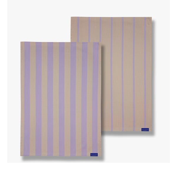 Kokvilnas trauku dvieļi (2 gab.) 50x70 cm Stripes – Mette Ditmer Denmark