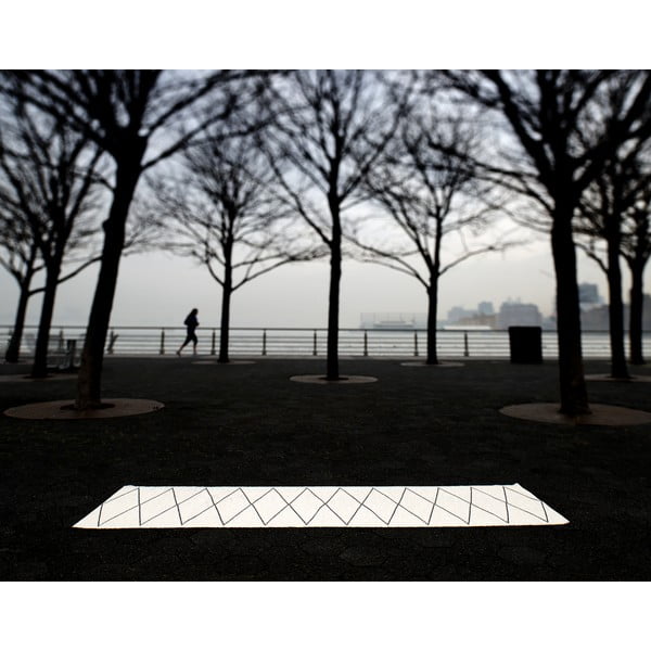 Melns iekštelpu un āra celiņa paklājs 70x160 cm Max Black – Pappelina-image-4