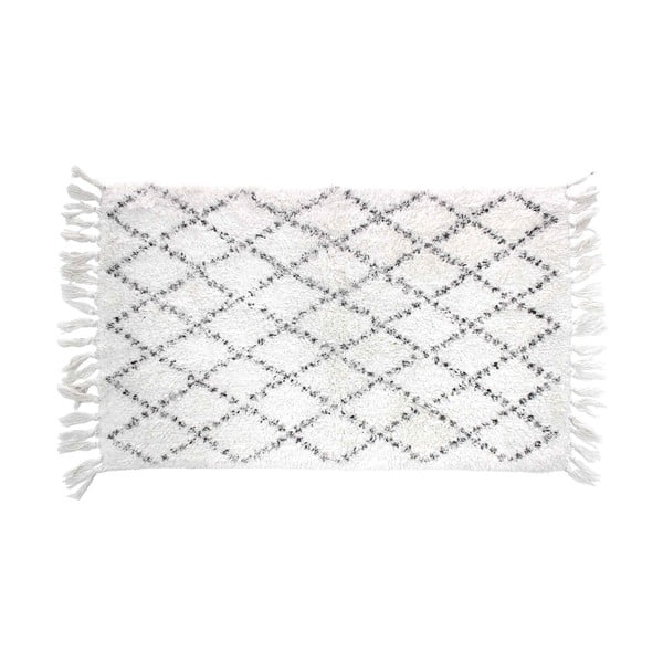 Balts vannas istabas paklājiņš 50x80 cm Latika – douceur d'intérieur