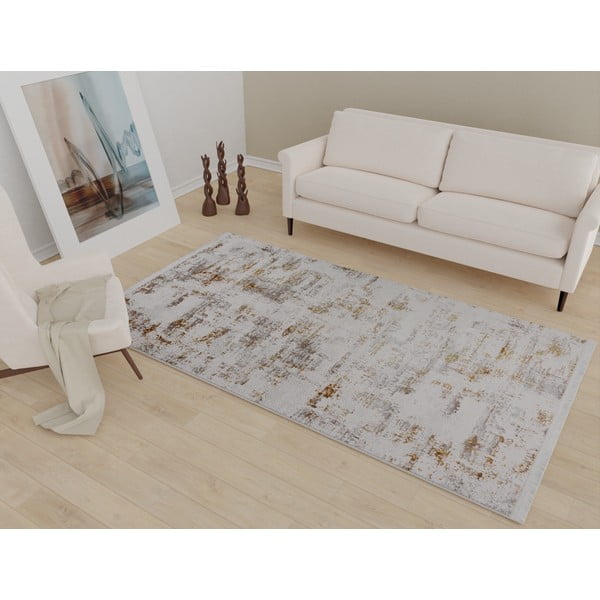 Krēmkrāsas/zelta krāsas mazgājams paklājs 120x180 cm Gold – Vitaus-image-1