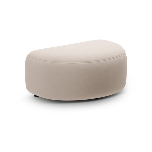 Bēšs samta kāju soliņš Kate – Micadoni 