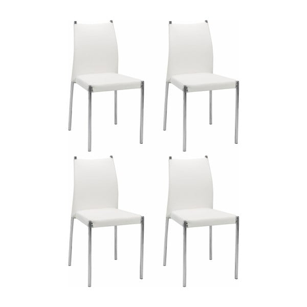 4 baltu krēslu komplekts Støraa Zulu