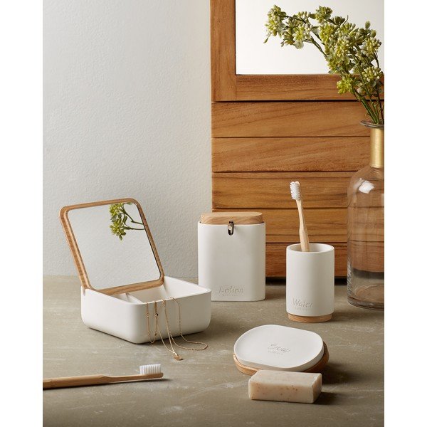 Balts ziepju dozators Kave Home HENDAL-image-3
