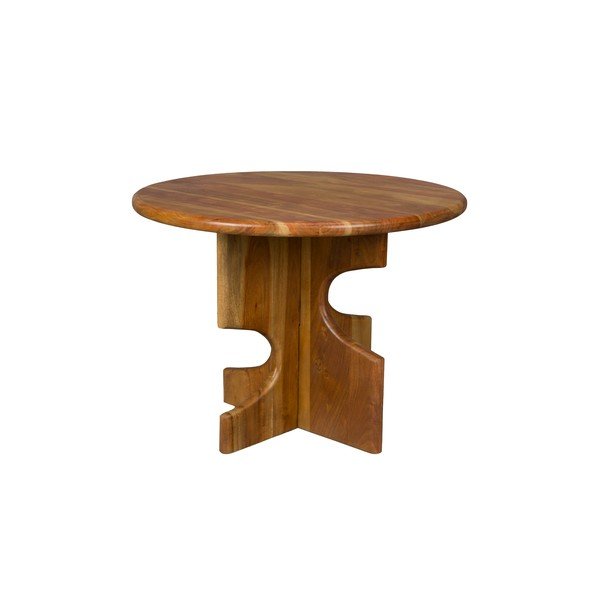 Akācijas masīvkoka apaļš sānu galdiņš ø 60 cm Morgan – Dutchbone-image-2