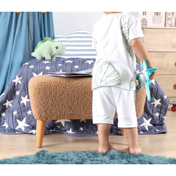 Brūns bērnu pufs Moouv – Artie-image-3