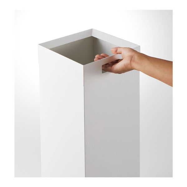 Balta metāla atkritumu tvertne 27 l Tall – YAMAZAKI-image-2