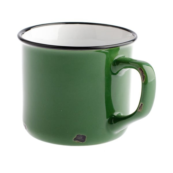 Zaļa keramikas krūze Dakls Story Time Over Tea, 230 ml