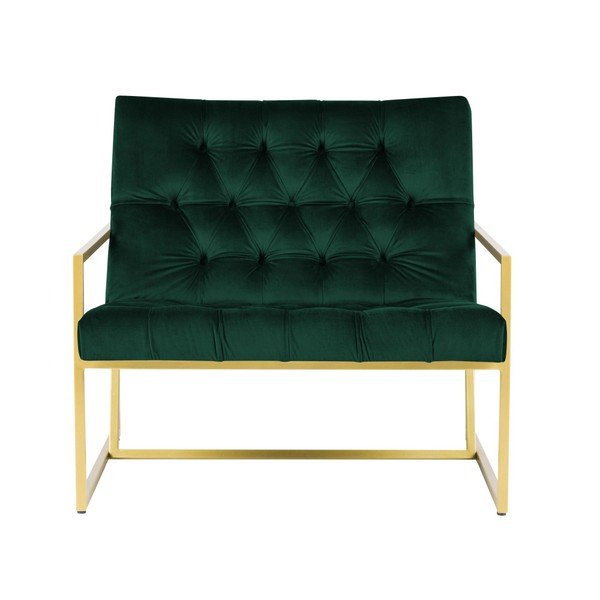 Zaļš krēsls ar zelta dizainu Mazzini Sofas Bono-image-2