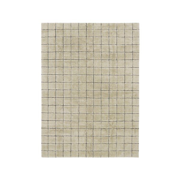 Bēšs ar rokām darināts vilnas paklājs 170x240 cm Mosaic Sandstone – Lorena Canals-image-4