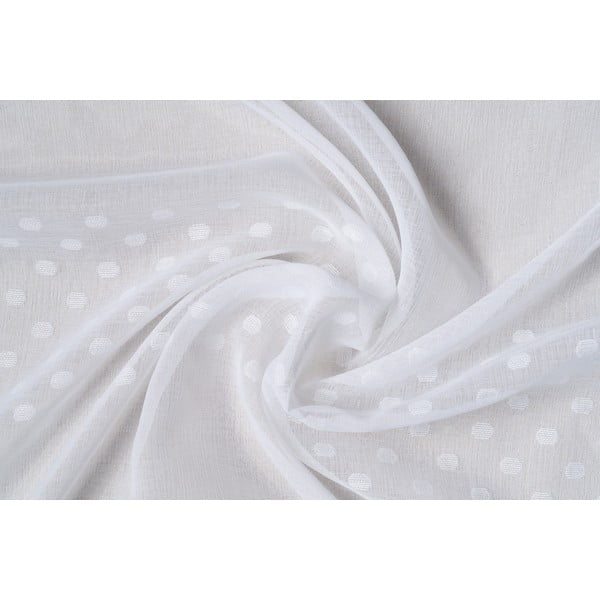 Balts dienas aizkars 140x260 cm Aurea – Mendola Fabrics