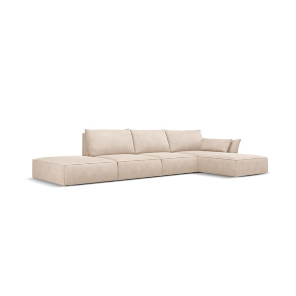 Bēšs stūra dīvāns (labais stūris) Vanda – Mazzini Sofas-image-2