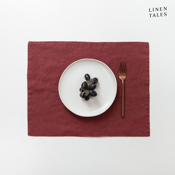 Lina galda paliktnis 35x45 cm Marsala – Linen Tales