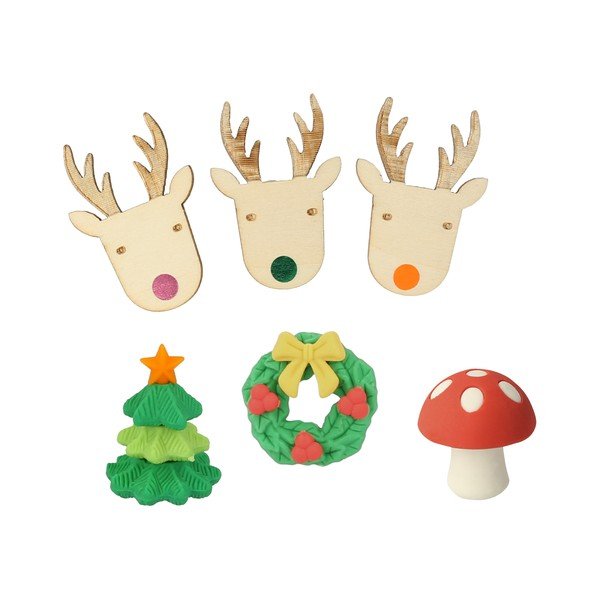 Ziemassvētku pārsteiguma konfektes (6 gab.) Reindeers in Jumpers – Meri Meri-image-2