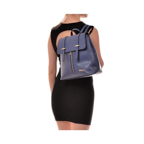 Zila ādas mugursoma Sofia Cardoni Angelica-image-2