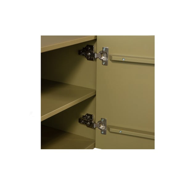 Haki priedes masīvkoka TV galdiņš 200x53x46 cm Basu – WOOOD-image-4