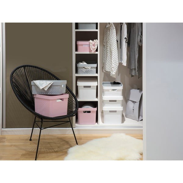 Pelēks grozs Curver Infinity Dots, 17 l-image-1