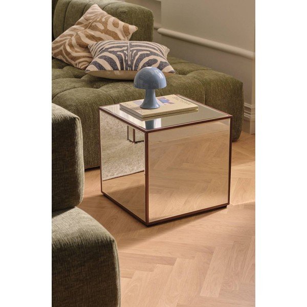 Sānu galdiņš ar stikla galda virsmu 45x45 cm Everyday – Ellos Home-image-1