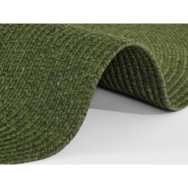 Zaļš apaļš āra paklājs ø 150 cm – NORTHRUGS-image-2