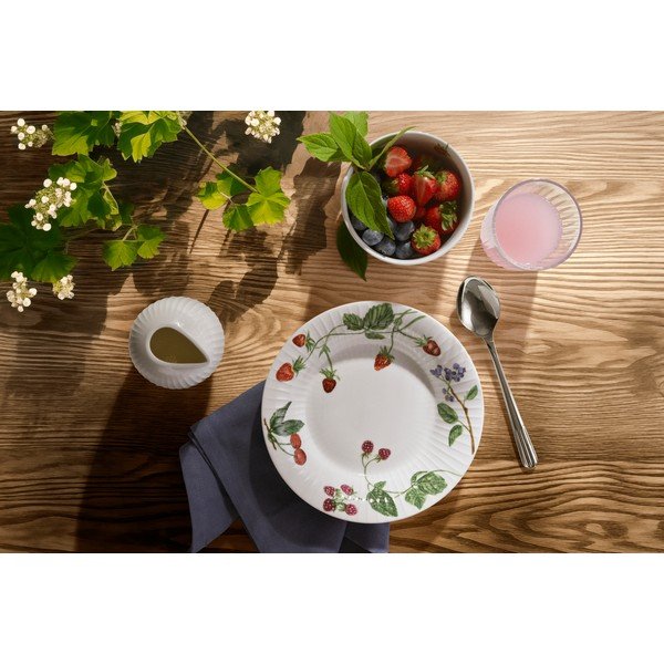 Balts deserta porcelāna šķīvis ø 22 cm Hammershøi Summer – Kähler Design-image-2