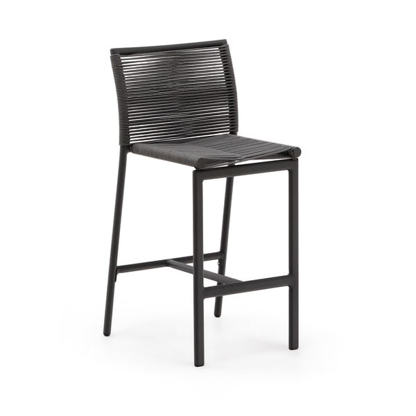 Melns metāla dārza bāra krēsls Culip – Kave Home