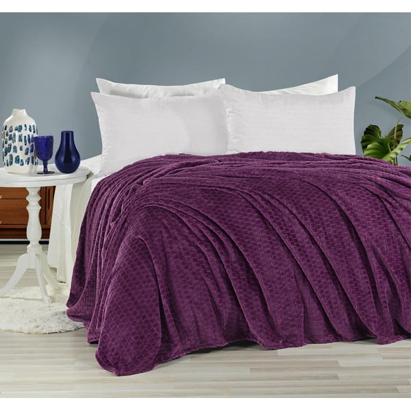 Violets pārklājs divguļamai gultai 200x220 cm Melinda – Mijolnir