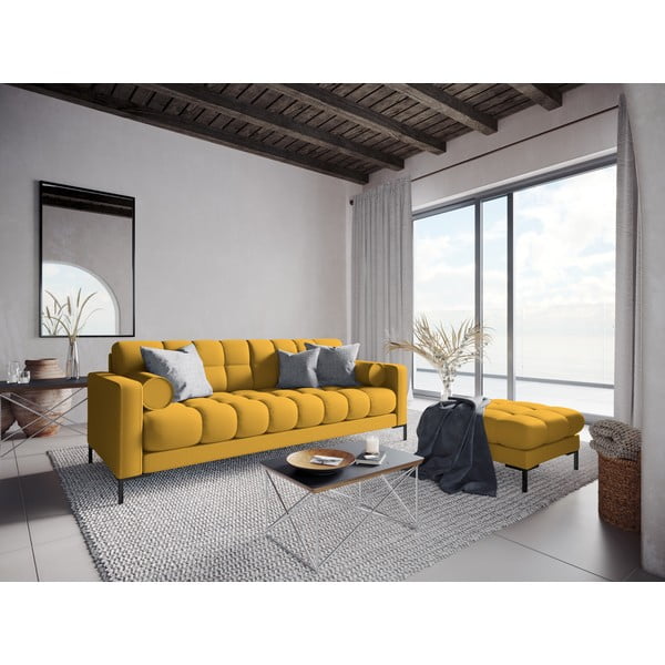 Dzeltens kāju soliņš Cosmopolitan Design Bali, 60 cm-image-4