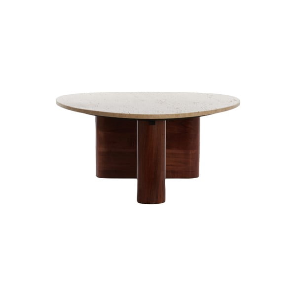 Brūns žurnālgaldiņš 72x90 cm Mahelona – Light & Living-image-2