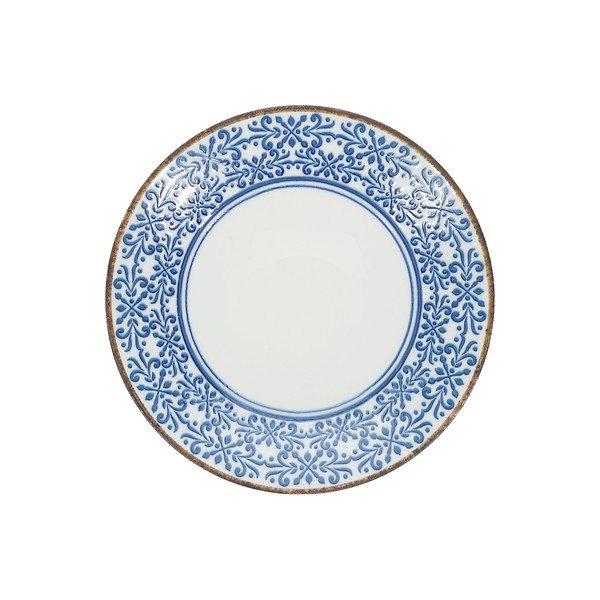 Balta/zila porcelāna bļoda ø 25,5 cm Azul – BonBistro-image-4