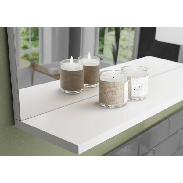 Sienas spogulis ar gaismu/ar plauktu 76x75 cm – Germania-image-1