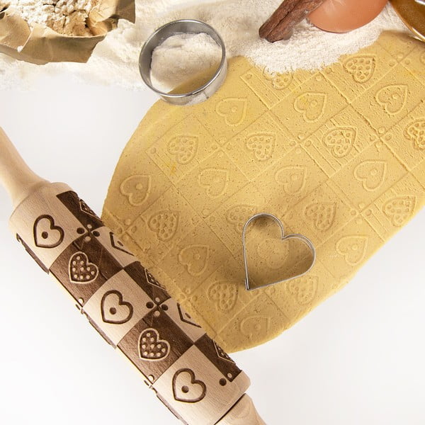 Koka mīklas rullis ar gravējumu – Orion-image-1