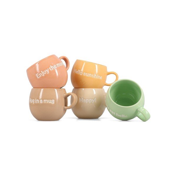 Zaļa akmensmasas krūze 420 ml Muggies – Salt&Pepper-image-3