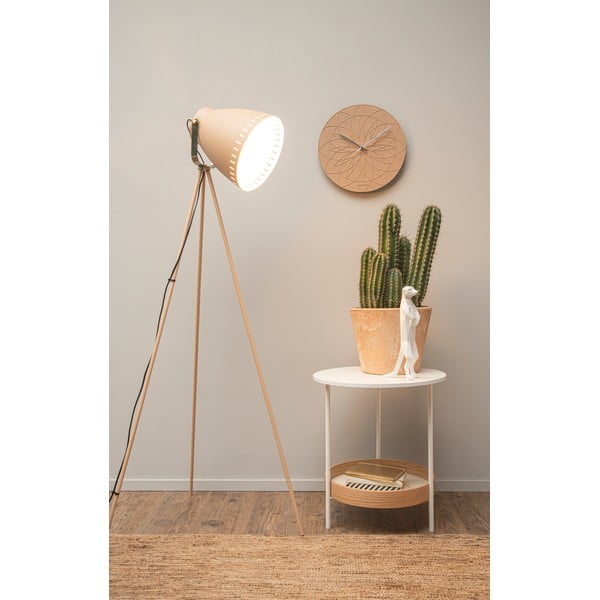 Smilšu brūna stāvlampa ar sudraba detaļām Leitmotiv Mingle-image-1