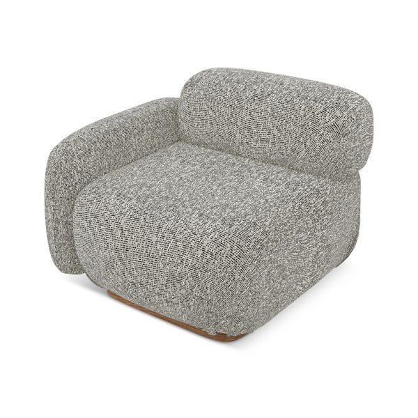 Pelēka modulārā dīvāna daļa (ar kreiso stūri) Ailani – Makamii-image-2