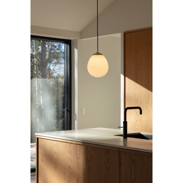 Balts/zelta krāsas abažūrs ø 21 cm Around the World Mini – UMAGE-image-1