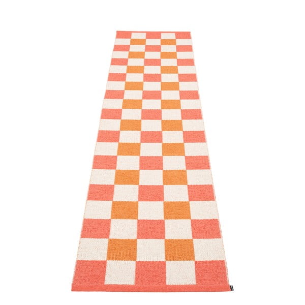 Lašrozā/oranžs iekštelpu un āra celiņa paklājs 70x300 cm Pix Flamingo – Pappelina