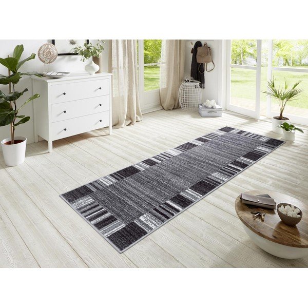 Pelēks/bēšs paklājs 200x67 cm Border – Hanse Home-image-1