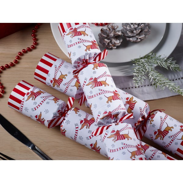 Ziemassvētku pārsteiguma konfektes (6 gab.) Racing Sausage Dog – Robin Reed-image-3