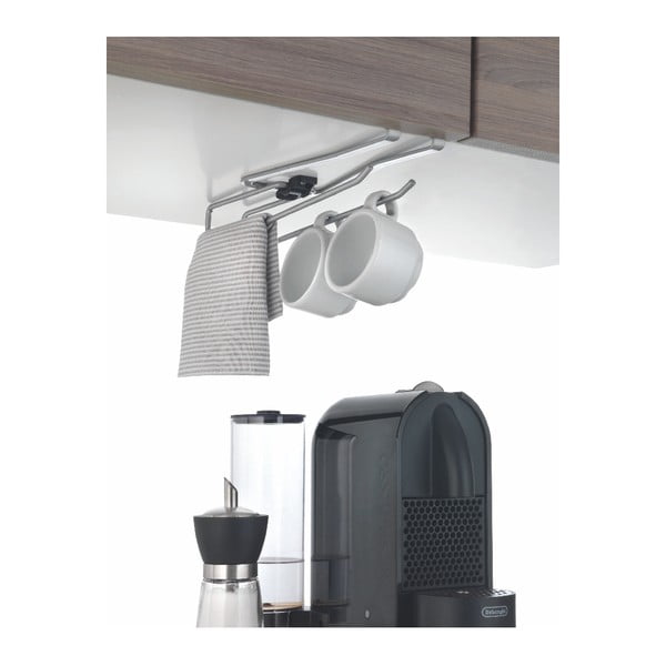 Piekaramais turētājs tasītēm, glāzēm vai virtuves dvieļiem Metaltex, garums 8 cm-image-4